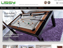 Tablet Screenshot of biljart-lissy.nl